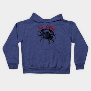 Go Away - crabs Kids Hoodie